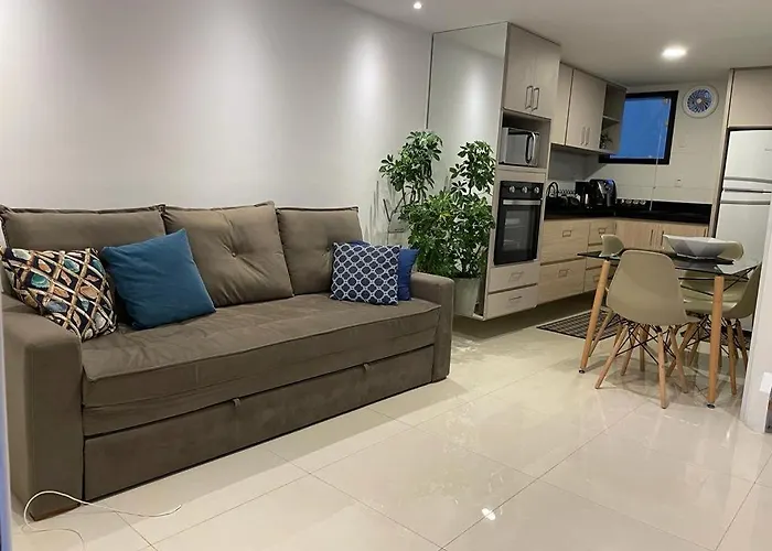 Apartamento Impecavel Ao Lado Da Praia Grande Para Ate 8 Pessoas